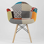 Стул с обивкой в стиле Patchwork варинант исполнения - 2 | Loft Concept в Екатеринбурге