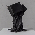 Скульптура «Окаменелый рост», Черный объект варинант исполнения - 1 | Loft Concept в Екатеринбурге