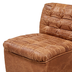 Модульное кожаное кресло Maxence Lounge Leather Armchair варинант исполнения - 2 | Loft Concept в Екатеринбурге