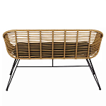 Кушетка плетеная из ротанга Wicker Сouch варинант исполнения - 2 | Loft Concept в Екатеринбурге