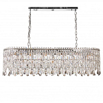 Люстра овальная с хрустальными подвесками Roul Crystal Light варинант исполнения - 6 | Loft Concept в Екатеринбурге