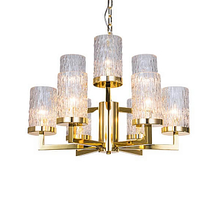 Люстра Kelly Gold Small с Рельефным Стеклом