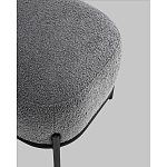 Пуф Стоун букле Fluffy темно-серый варинант исполнения - 3 | Loft Concept в Екатеринбурге