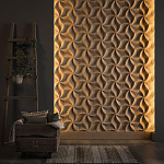 Гипсовая 3D панель с принтографией PM-46 варинант исполнения - 2 | Loft Concept в Екатеринбурге