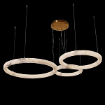 Люстра с 3-мя кольцами из натурального камня Minerals of Light варинант исполнения - 2 | Loft Concept в Екатеринбурге