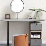 Консоль с зеркалом и  3-мя вращающимися ящиками Eloida варинант исполнения - 3 | Loft Concept в Екатеринбурге