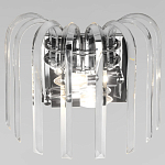 Бра цвета никель с изогнутыми хрустальными элементами Radiant Ribbons варинант исполнения - 2 | Loft Concept в Екатеринбурге