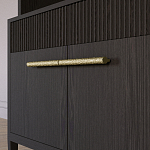 Стеллаж Primo с ящиками Темный орех варинант исполнения - 5 | Loft Concept в Екатеринбурге