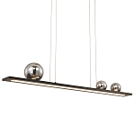 Светодиодная линейная люстра IONA Сhandelier black 103 варинант исполнения - 1 | Loft Concept в Екатеринбурге