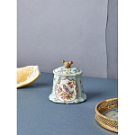 Шкатулка голубого цвета с рисунком и состаренным эффектом Eden Garden варинант исполнения - 7 | Loft Concept в Екатеринбурге