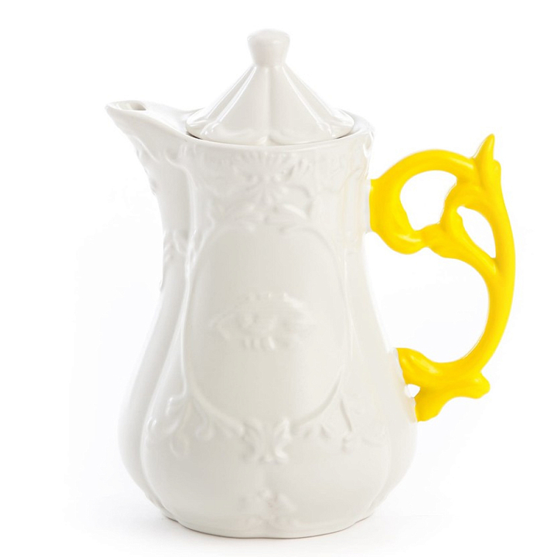 Заварочный чайник Seletti I-Teapot Yellow Белый Желтый в Екатеринбурге | Loft Concept 