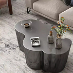 Дизайнерский журнальный стол зеркальный волнистой формы Gytep варинант исполнения - 3 | Loft Concept в Екатеринбурге