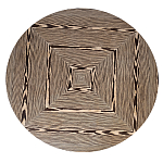 Столик журнальный круглый с полосатым узором Zebroids варинант исполнения - 7 | Loft Concept в Екатеринбурге