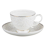 Чайный сервиз белого цвета из фарфора на 6 персон 15 предметов Floral Charm варинант исполнения - 1 | Loft Concept в Екатеринбурге