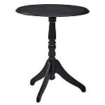 Стол кофейный круглый из массива березы в стиле прованс Vintage варинант исполнения - 1 | Loft Concept в Екатеринбурге