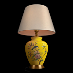 Настольная лампа желтая с изображением птиц Slip Away варинант исполнения - 10 | Loft Concept в Екатеринбурге