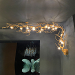 Потолочный светильник с настенным креплением в виде дерева Escape of Light варинант исполнения - 1 | Loft Concept в Екатеринбурге