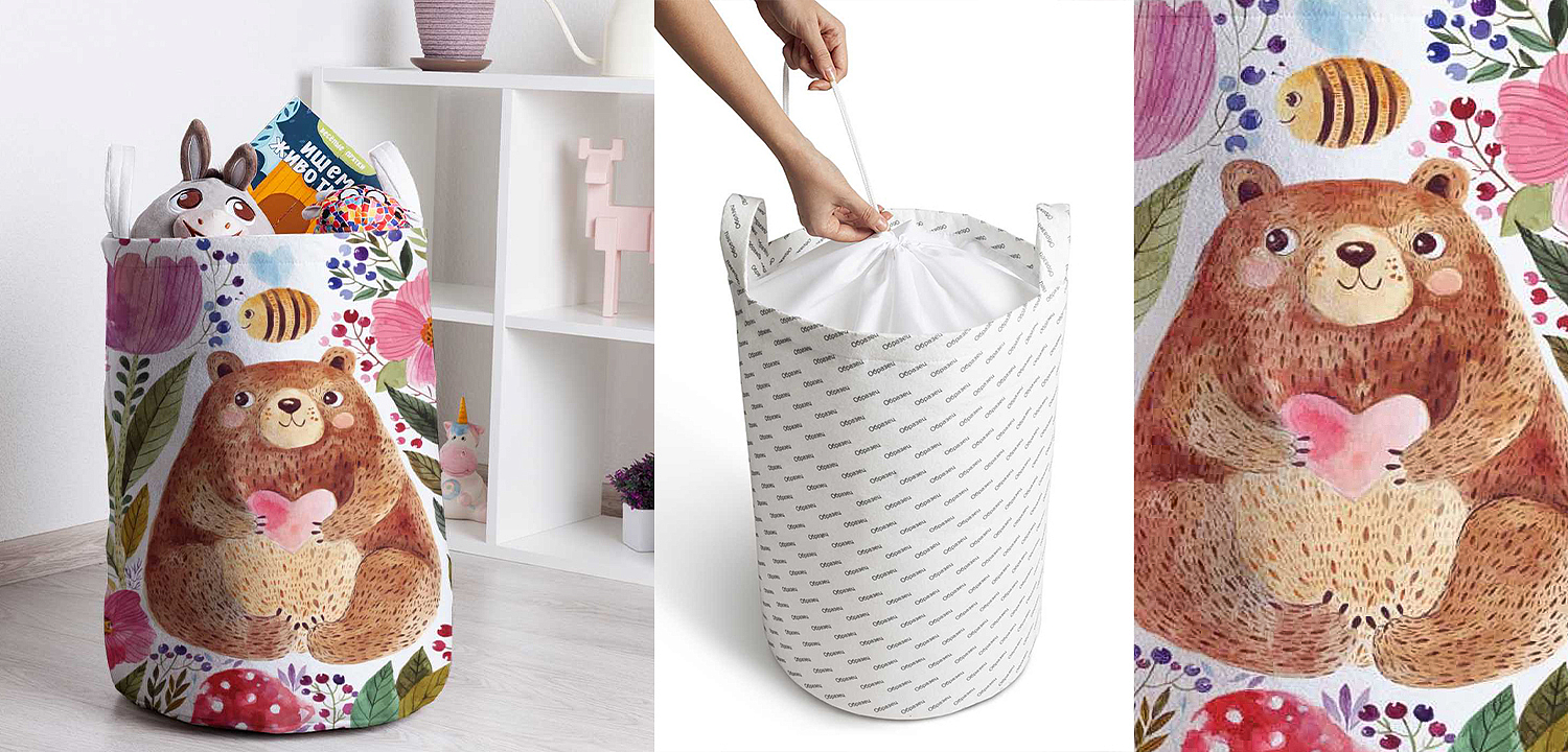 Корзина Love Bear Basket Корзина Love Bear Basket - Loft-Concept в Екатеринбурге