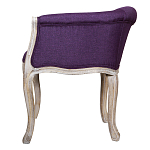 Кресло низкое в стиле прованс Louis French Armchair purple flax варинант исполнения - 2 | Loft Concept в Екатеринбурге