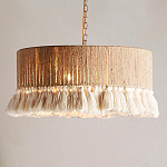 Люстра круглая плетеная с кисточками Solar Glow варинант исполнения - 9 | Loft Concept в Екатеринбурге