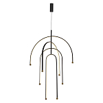 Люстра подвесная с дугообразными изогнутыми элементами Luke Lampco Tracer Lamp варинант исполнения - 5 | Loft Concept в Екатеринбурге