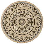 Ковер круглый из комбинированного состава Fantasy варинант исполнения - 1 | Loft Concept в Екатеринбурге