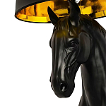 Horse Statue Floor Lamp Большой светильник Черная Лошадь варинант исполнения - 1 | Loft Concept в Екатеринбурге