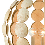 Люстра в форме шара с декором из круглых декоративных элементов Texture Discs варинант исполнения - 1 | Loft Concept в Екатеринбурге