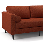 Мебельная ткань Шенилл терракотовый цвет 138 см T4-44 варинант исполнения - 1 | Loft Concept в Екатеринбурге