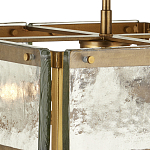 Потолочный светильник квадратный из толстого литого стекла Cast Glass варинант исполнения - 2 | Loft Concept в Екатеринбурге