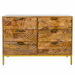 Комод с выдвижными ящиками и фактурным фасадом Termite варинант исполнения - 1 | Loft Concept в Екатеринбурге