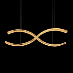 Люстра волнистой формы с фактурным хрустальным плафоном Light Delight варинант исполнения - 1 | Loft Concept в Екатеринбурге