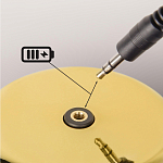 Настольная лампа фигурная золотого цвета с гладким абажуром Высота 17 см Sophia варинант исполнения - 8 | Loft Concept в Екатеринбурге