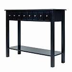 Черная консоль с выдвижными ящиками Monica варинант исполнения - 5 | Loft Concept в Екатеринбурге