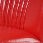 Кресло с обивкой из эко-кожи Harper Armchair Red варинант исполнения - 7 | Loft Concept в Екатеринбурге