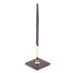 Ручка шариковая на подставке из натурального камня Обсидиан Stone Pens варинант исполнения - 2 | Loft Concept в Екатеринбурге