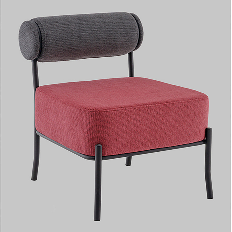 Кресло Ponpoun тёмно-серый бордо Красный Черный Серый в Екатеринбурге | Loft Concept 