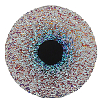 Бра круглое стеклянное с морозным эффектом Heterochromia варинант исполнения - 2 | Loft Concept в Екатеринбурге