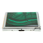 Портсигар на 10 сигарет с газовой зажигалкой из натурального камня Малахит Stone Cigarettes Cases варинант исполнения - 5 | Loft Concept в Екатеринбурге