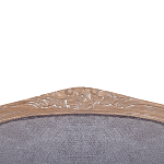 Кресло Ava Classical Armchair brown and grey velour варинант исполнения - 5 | Loft Concept в Екатеринбурге