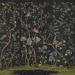 Обои ручная роспись St Laurent Casino metallic silk варинант исполнения - 2 | Loft Concept в Екатеринбурге