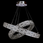 Люстра на 2 кольца с текстурной огранкой Reflection of Reality варинант исполнения - 1 | Loft Concept в Екатеринбурге