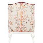 Кресло из массива бука бежевое с растительным орнаментом Raffael Beige Floral Armchair варинант исполнения - 2 | Loft Concept в Екатеринбурге