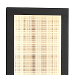 Светодиодное прямоугольное бра из металла черного цвета Lattice Lux варинант исполнения - 6 | Loft Concept в Екатеринбурге