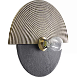 Круглый настенный фактурный светильник Textured Disc варинант исполнения - 1 | Loft Concept в Екатеринбурге