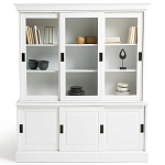 Витрина из массива сосны Cobbett White Wood Showcase варинант исполнения - 2 | Loft Concept в Екатеринбурге