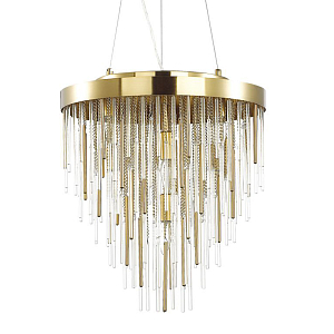 Люстра Luxury Gold & Glass Stripes