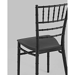 Стул Chiavari пластик черный варинант исполнения - 3 | Loft Concept в Екатеринбурге