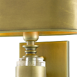 Бра с овальным абажуром на прозрачном основании Masculinity варинант исполнения - 1 | Loft Concept в Екатеринбурге