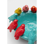 Декоративное дизайнерское блюдо разноцветные попугаи  варинант исполнения - 2 | Loft Concept в Екатеринбурге